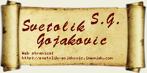 Svetolik Gojaković vizit kartica